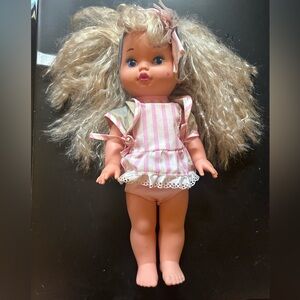 Vintage 1980’s Mattel Lil Miss Make Up Doll with Crimped 80’s Hair